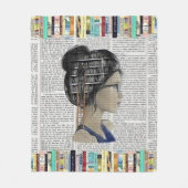 コージー読ズヌーク フリースブランケット (正面)