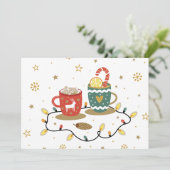 コージー金ゴールドクリスマスコアコーヒー シーズンカード (スタンド正面)