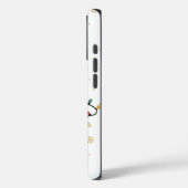コージー金ゴールドクリスマスコアコーヒー Case-Mate iPhoneケース (裏面 / 左)