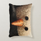 コージー雪だるまアクセント枕 アクセントクッション (正面(垂直))