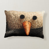 コージー雪だるまアクセント枕 アクセントクッション (裏面)