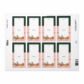 コージー&ウォームニットのピンクセーターから休日まで ラベル (フルシート)