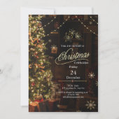 コージー&クリスエレガントマスお祝い 招待状 (正面)