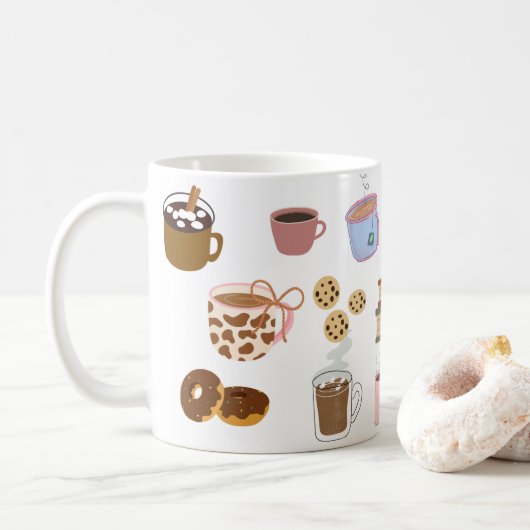 コージー＆コーヒートリート イラストコレクション コーヒーマグカップ (ドーナツ)