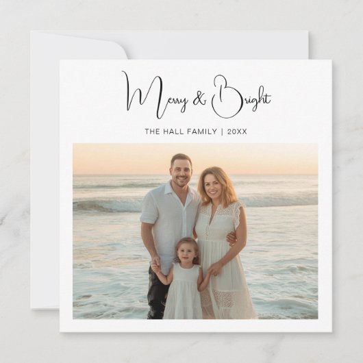 コージー&ブメリーライトファミリーホリデーデザイン シーズンカード (正面)