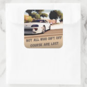 コースから外れた人は失った スクエアシール (バッグ)