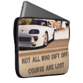 コースから外れた人は失った ラップトップスリーブ (正面右)