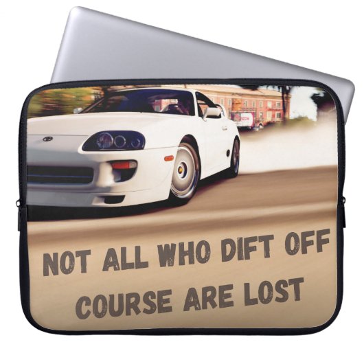 コースから外れた人は失った ラップトップスリーブ (正面)