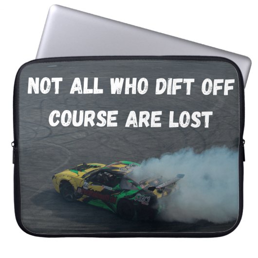 コースから外れた人は失った ラップトップスリーブ (正面)