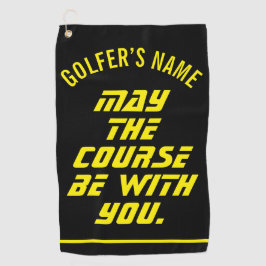 コースがあなたと共に カスタムゴルフタオル ゴルフタオル