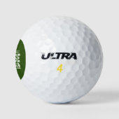 コースがGolf Ballsと一緒に ゴルフボール (ロゴ)