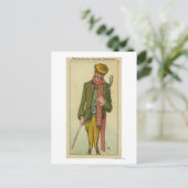 コースで大惨事を起こしたゴルファー ポストカード (スタンド正面)