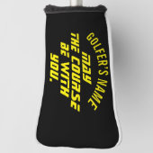 コースにその力あれ！ オーダーメイドパターカバー ゴルフヘッドカバー (回転90)