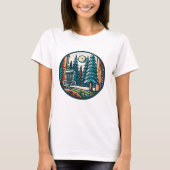 コースはディスクゴルフと一緒に Tシャツ (正面)