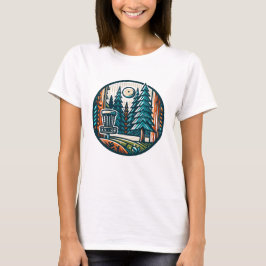 コースはディスクゴルフと一緒に Tシャツ
