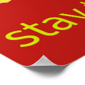 コースを維持。ひまわり写真拡張 ポスター (角)