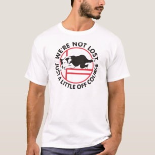 コースを離れたボーダーコリーの敏捷 Tシャツ