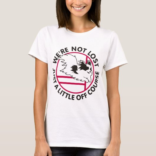 コースを離れたPapillonの敏捷 Tシャツ (正面)