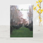 コースカードを使い続ける カード (黄色い花)