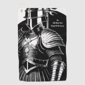 コースゴパーソナライズされたルフタオルの騎士 ゴルフタオル (正面)