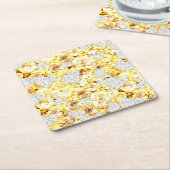 コースタきらきら光るー スクエアペーパーコースター (アングル)