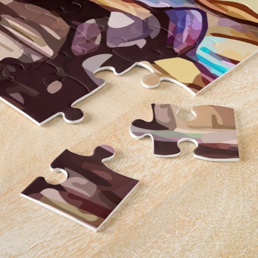 コースタイタリアンルポルトフィノジグソアートーパズル ジグソーパズル (側面)