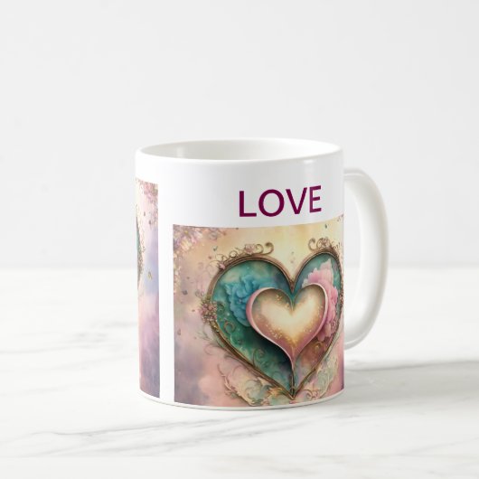 コースタイリッシュヒー、紅茶、またはホットドリンク用セラミックマグカップ コーヒーマグカップ (正面右)