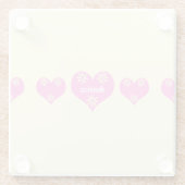 コースタパーソナライズされたー ガラスコースター (裏面)