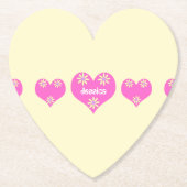 コースタパーソナライズされたー ペーパーコースター (正面)