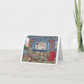 コースタルアイスクリームショップ水カラーカード カード (正面)