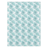 コースタルアクアブルーコーラルシーファンタブレクロース テーブルクロス (正面)