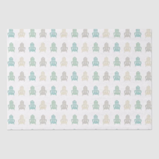 コースタルアディロンドバックチェアーズレイクハウスビーチハウス 薄葉紙 (正面)