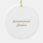 コースタルアートセラミックオーナメント セラミックオーナメント (裏面)