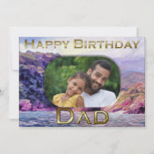 コースタルイェラパパパ誕生日1620 カード (正面)