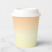 コースタルイエローマーメイド女性のカーボーイサマーパーティー 紙コップ (裏面)