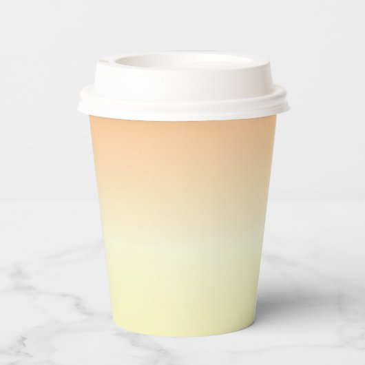 コースタルイエローマーメイド女性のカーボーイサマーパーティー 紙コップ (裏面)