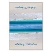 コースタルウォウズテンテッドビーチ結婚式座席表 テーブルナンバー (正面)