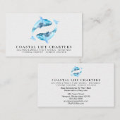 *~*コースタルウォーターカラードルフ遊ンズ白 名刺 (正面/裏面)