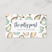 コースタルウォーターカラーパール&オイスター 名刺 (正面)