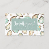 コースタルウォーターカラーパール&オイスター 名刺 (正面)