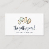 コースタルウォーターカラーパール&オイスター 名刺 (正面)