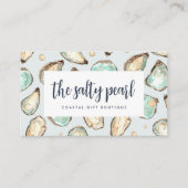 コースタルウォーターカラーパール&オイスター 名刺 (正面)