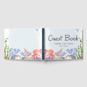 コースタルウォーターカラービーチハウス ゲストブック (全面)