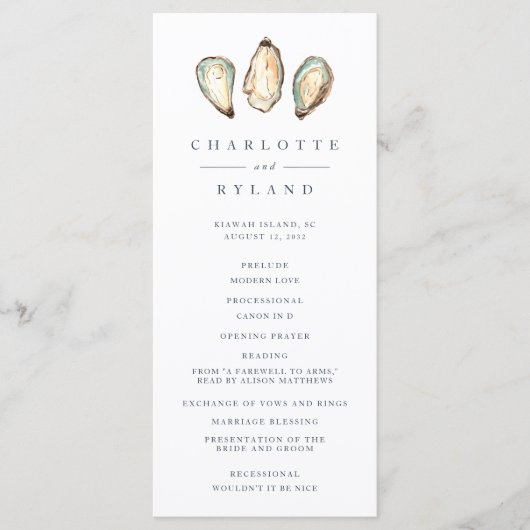 コースタルウォーター結婚カラーオイスター プログラム (正面)