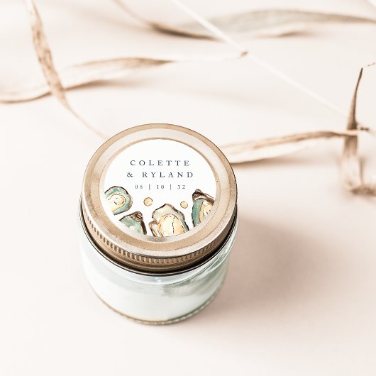 コースタルウォーター結婚カラーオイスター ラウンドシール