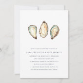 コースタルウォーター結婚カラーオイスター 招待状 (正面)