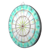 コースタルウォーター色ターコイズ絞り染め ダーツボード (正面右)