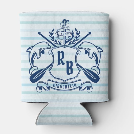 コースタルエンブレムドルフィンズいかりオールシ航海のールド 缶クーラー (裏面)