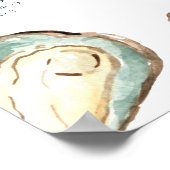 コースタルオイスター結婚の座席表 ポスター (角)