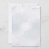 コースタルオーキッドエレガントビーチ結婚式 招待状 (裏面)